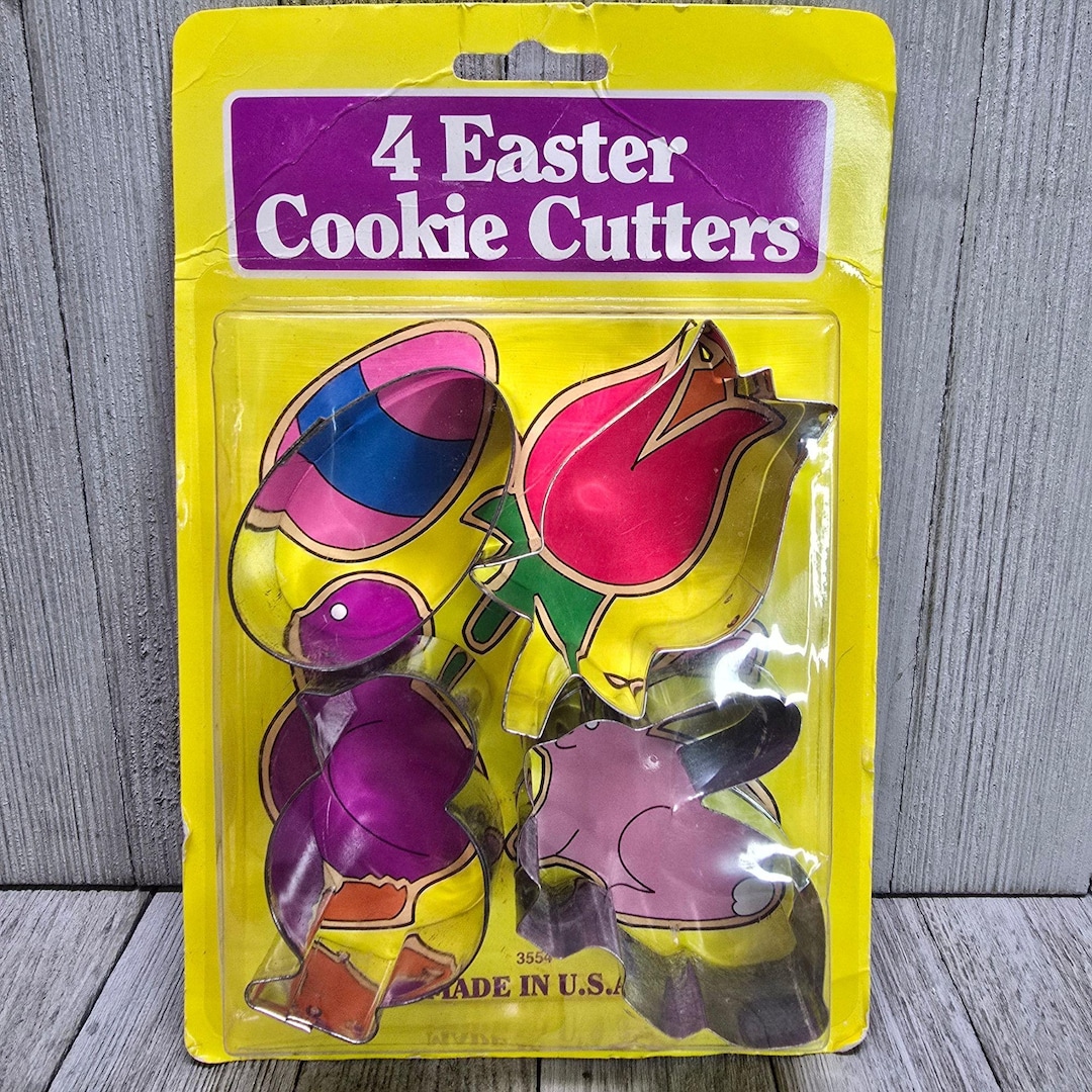 Vintage Fox Run Craftsman 4-piece Easter Cookie Cutter Set #3554 - Etsy