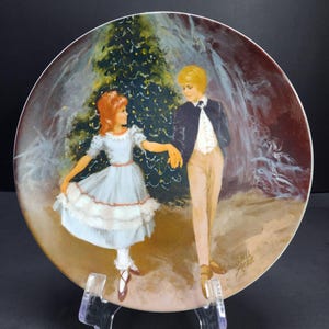 Viletta USA アンティーク バレエ絵皿セット