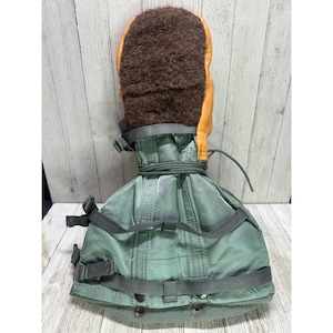 Vtg Illinois Glove Co Arctic Military Mittens Cold Weather Flyers Gloves Medium