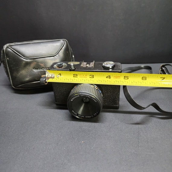 Vintage Windsor WX-3 35mm Camera Black With Case - for Parts