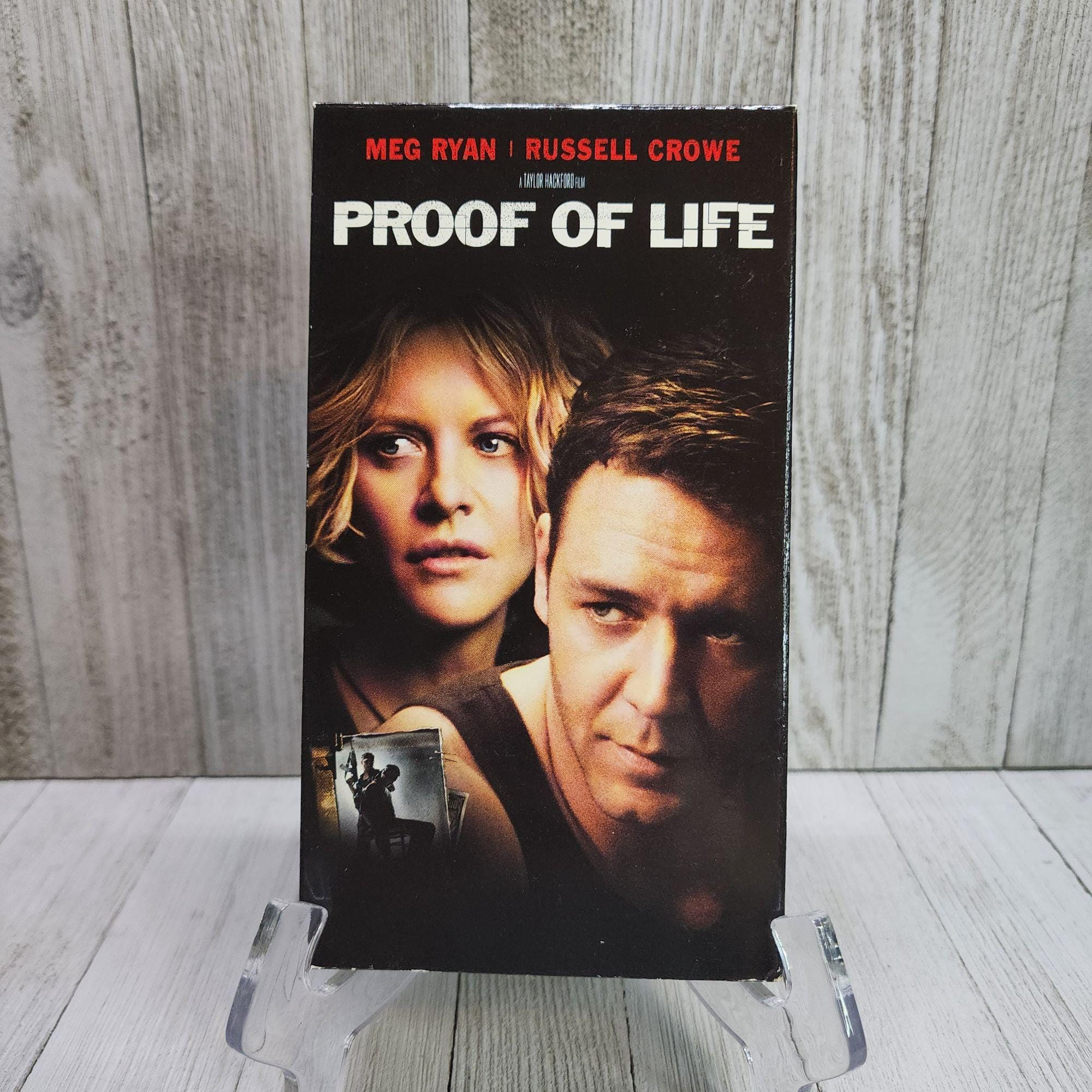 Vintage Proof of Life VHS Tape 2000 - Meg Ryan Russel Crowe - Etsy