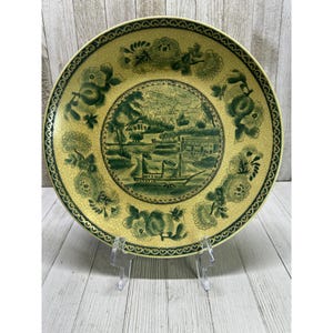 Vintage Winterthur by Oriental Accent Decorative Plate 10&#39;&#39; E16 Ship Nautical
