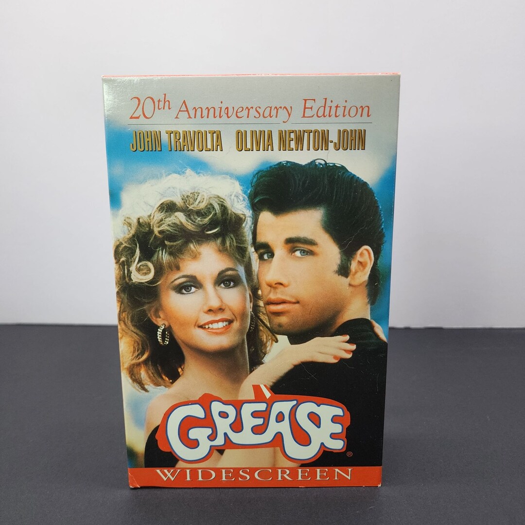Grease 20th Anniversary Edition VHS Tape 1998 John Travolta Widescreen
