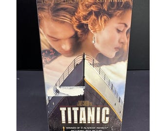 Vintage Titanic VHS-cassette (2 stuks) - Leonardo DiCaprio & Kate Winslet