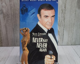 Vintage Never Say Never Again VHS Tape 1995 - Sean Connery