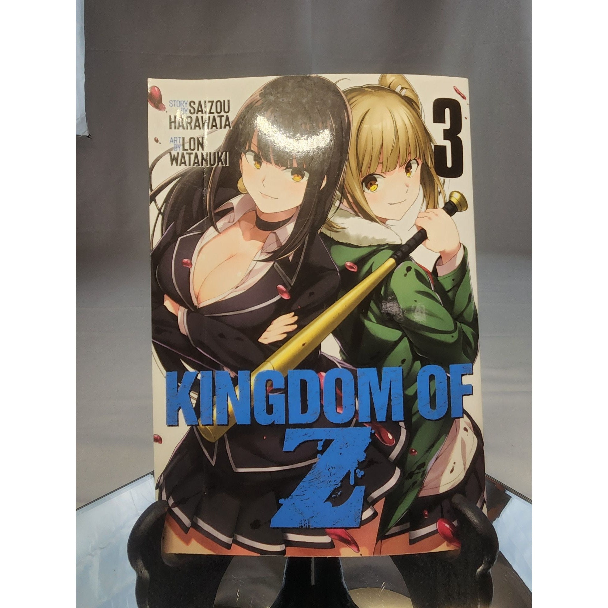 Kingdom of Z Manga English Volume 3 Discounted Due to Crease in