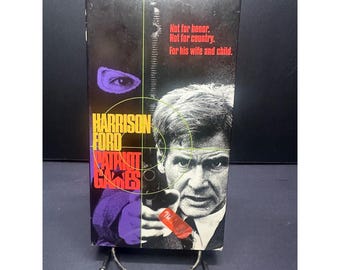 Patriot Games VHS Tape - Harrison Ford Tom Clancy - Action Thriller Movie Film