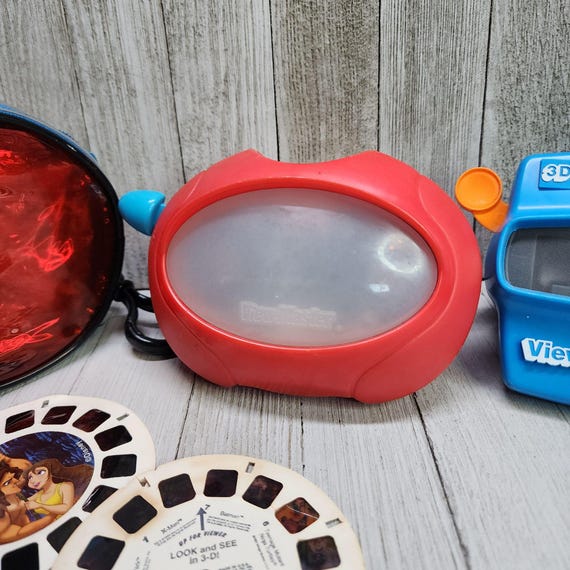 Vintage View Master 3D Viewer Classic Viewmaster Toy Blue