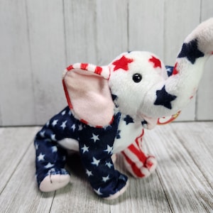 Ty Beanie Baby Righty Elephant Plush 2000 with Tag Vintage