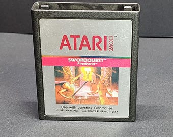 Vintage Retro Gaming Swordquest: Fireworld Atari 2600 - Cartridge Only 1982