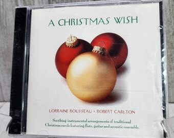 Vintage A Christmas Wish by Lorraine Rousseau & Robert Carlton CD - NEW! Sealed