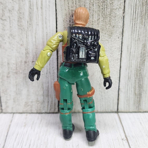 GI Joe アクションソルジャー　フィギュア　火炎放射器　レトロ Vintage G.I Joe Sure Fire Action Figure 1992 Hasbro 4'' With Black
