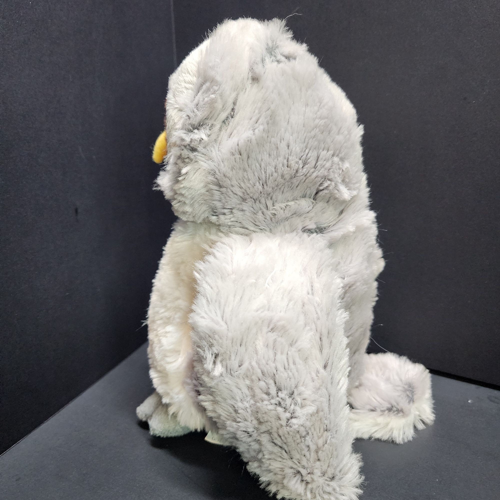 Ganz Webkinz Owl Plush 8'' White Grey Stuffed Animal Toy