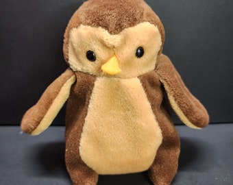 TY Beanie Baby - Hoot The Owl Plüsch Stofftier 5.25 '' Kuscheltier