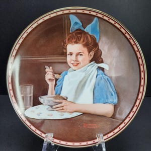 Norman Rockwell Good Intentions Limited Edition Collector Plate Knowles 1987
