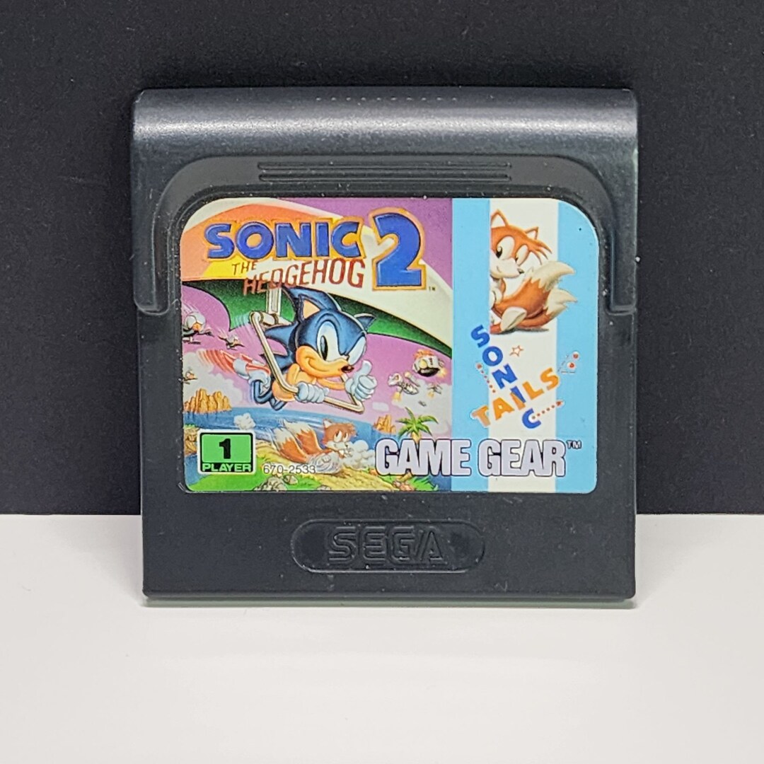 Sonic the Hedgehog 2 Sega Game Gear Cartridge Only - Etsy