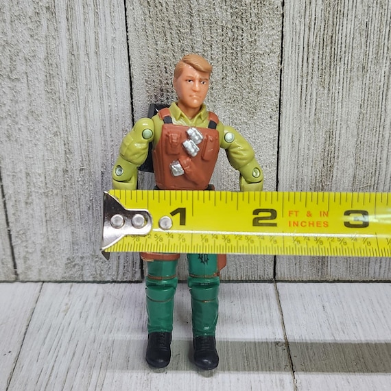 GI Joe アクションソルジャー　フィギュア　火炎放射器　レトロ Vintage G.I Joe Sure Fire Action Figure 1992 Hasbro 4'' With Black