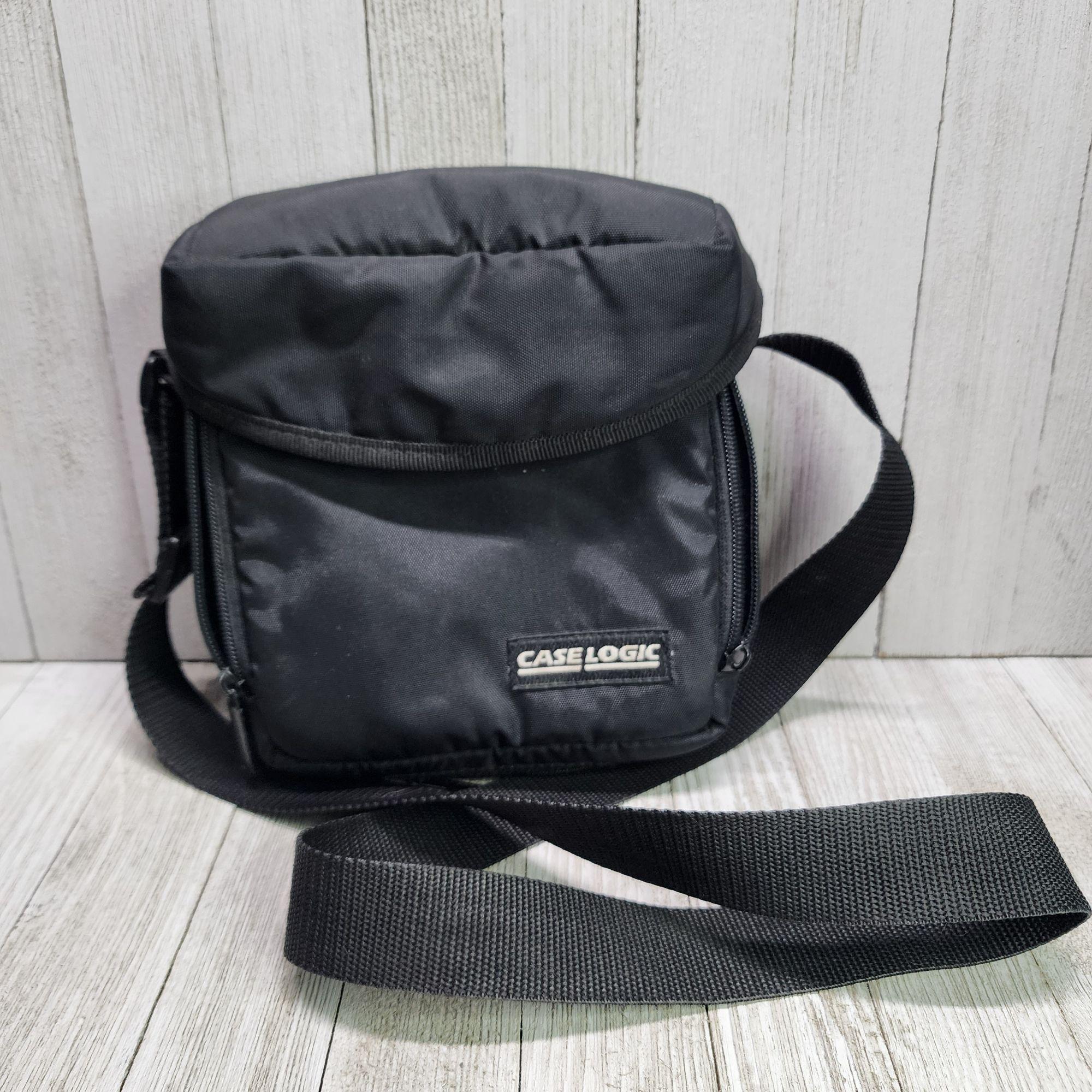 Vintage 90s Case Logic CD Cassette Player Travel Sling Carry Case