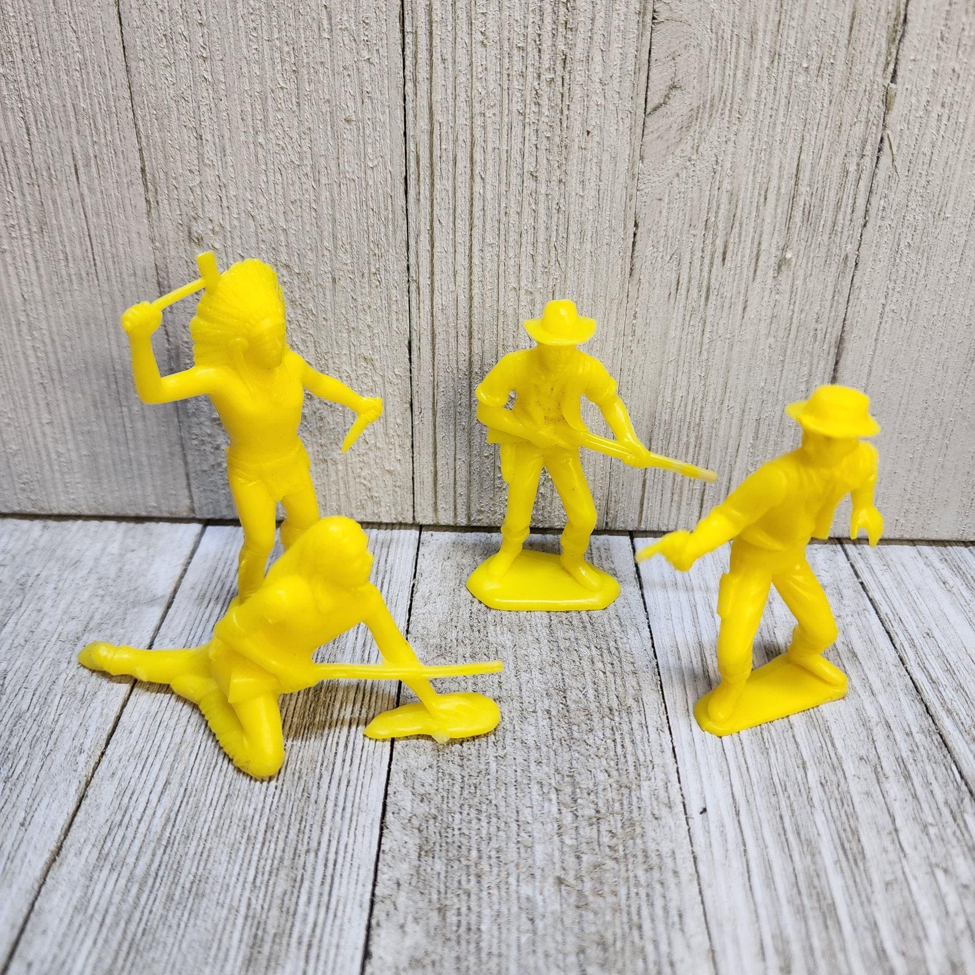 Toys Juguetes Antiguos Indios Y Vaqueros Figuras De Vaqueros E
