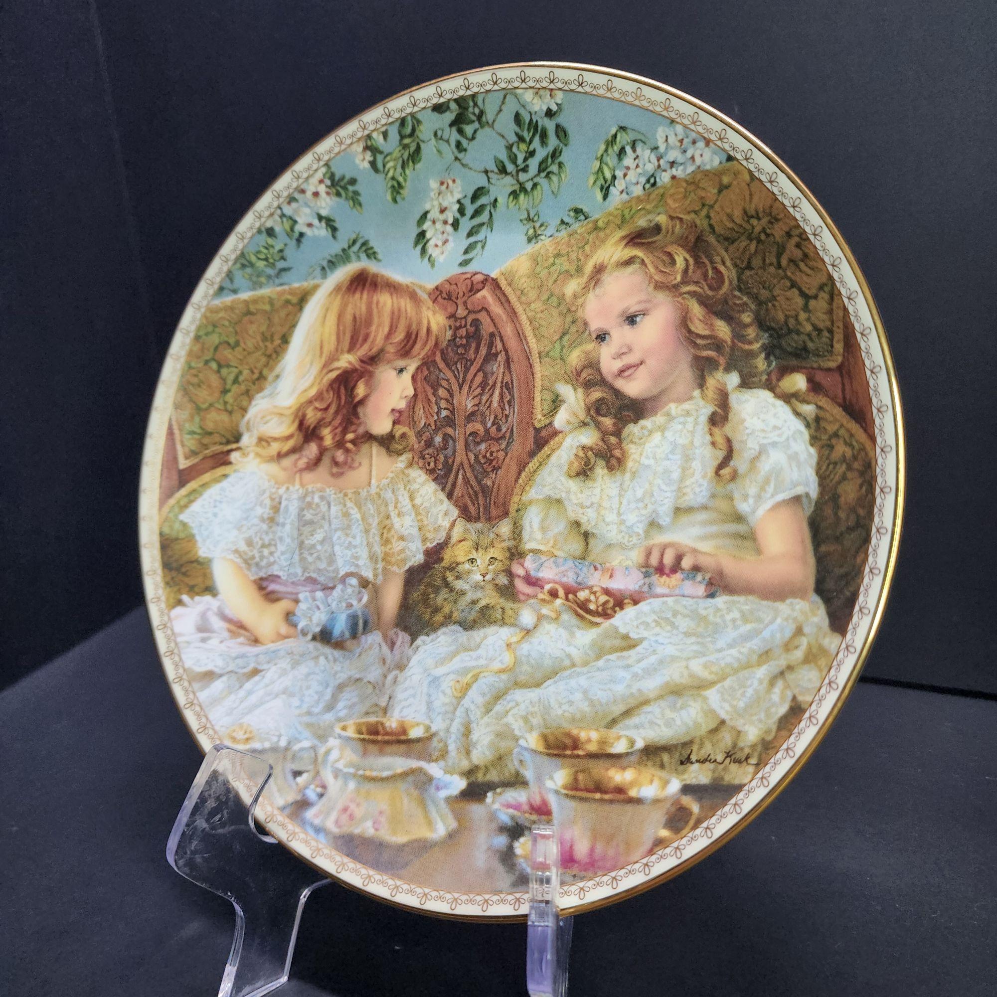 Best Friends by Sandra Kuck Collectors Plate - Sugar and Spice