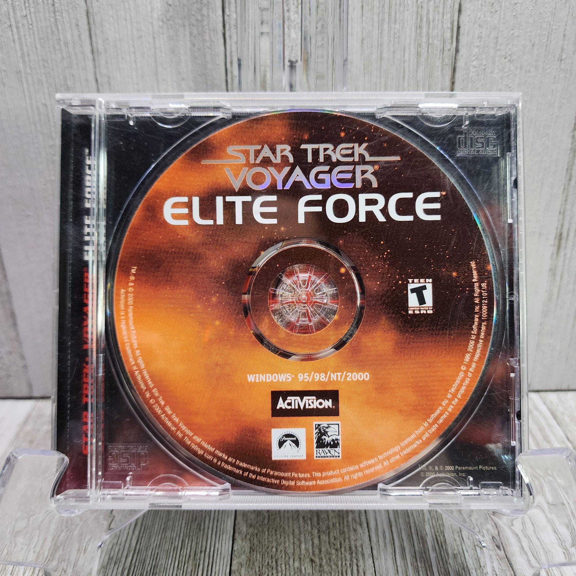 Star Trek Voyager Elite Force - Jeu PC 2002 - Bon état, Version Française