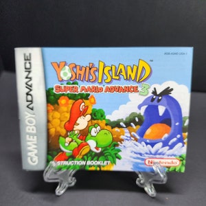 Yoshi&#39;s Island: Super Mario Advance 3 Game Boy Advance - Instruction Manual Only
