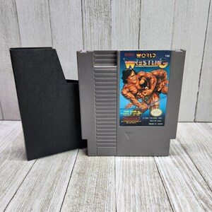 tecmo world Wrestling - Nintendo NES Vintage - Modulboard nur!