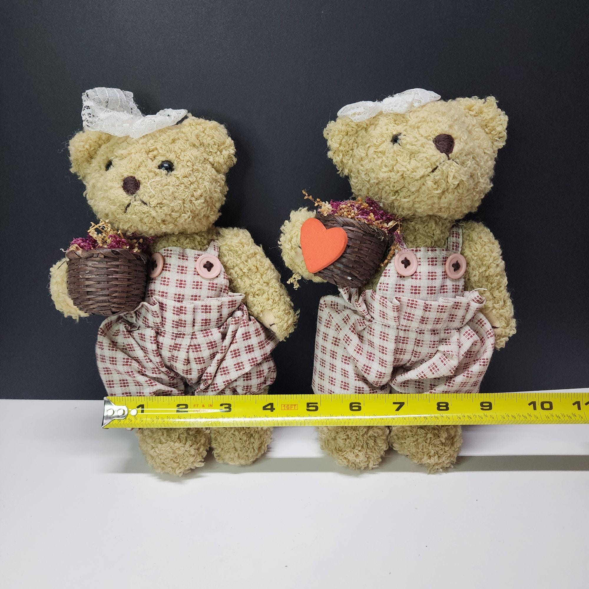 Lot De Deux Ours En Peluche Vintage - Teddy Bears Anciens