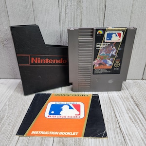 Major League Baseball - Nintendo NES Vintage with Manual