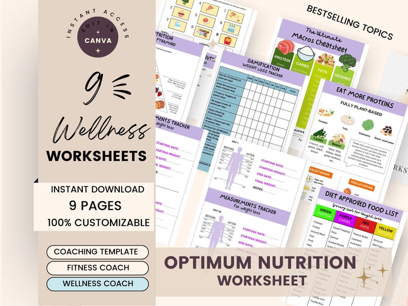 Nutrition & Weight Loss Worksheet Done for You Handout Worksheet for