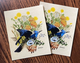 Postal artística "Siempre" de Sinsajo de Los Juegos del Hambre