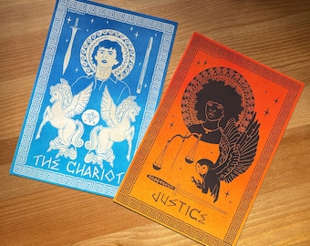 Percy Jackson Tarot Postcard: Original Fan Art
