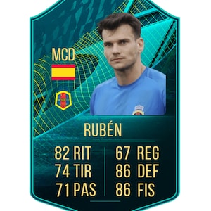 Plantilla para CANVA. Carta de fútbol. Estilo Fifa ultimate - 3