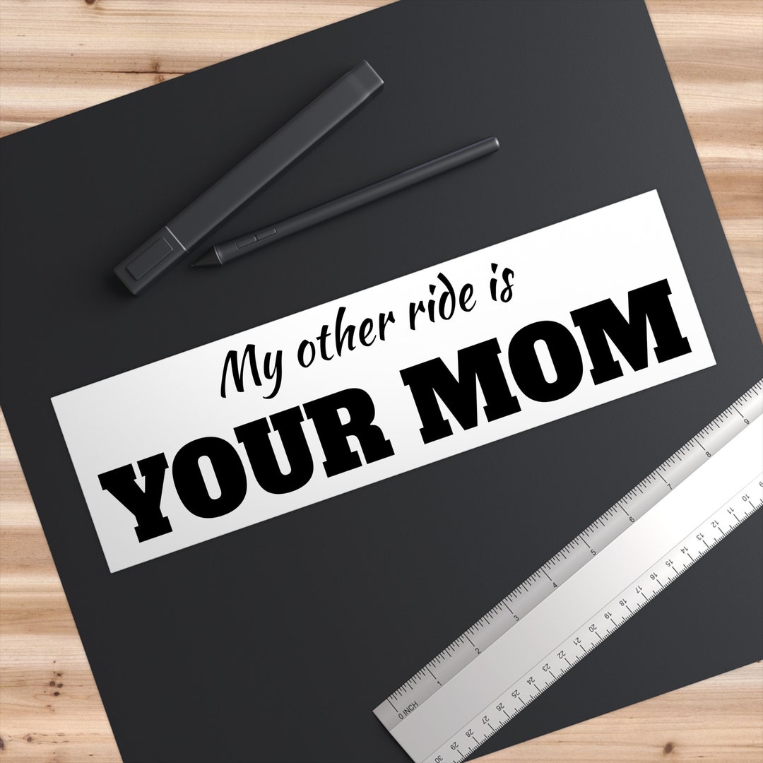 Doge Bumpersticker SAVE A HORSE RIDE A COWBOY - Small Vinyl Sticker 1.5in X  1.75in Sarcastic Meme Stickers