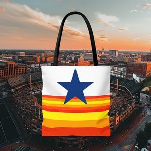 Houston Astros Tragetasche – Retro Baseball Fan Geschenk mit Sterne & Streifen
