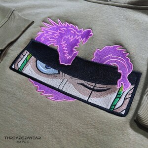 Greatest Swordsman | Anime Inspired Embroidery | Embroidered Hoodie | Embroidered Sweater | Anime Sweater | Embroidery | Anime