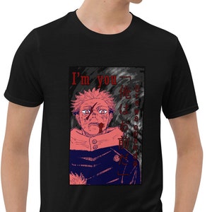 Jujutsu Kaisen T-shirt. Yuji Itadori Unisex T-shirt I&#39;m you Mahito Omae Wa Omae Da Satoru Gojo anime jjk