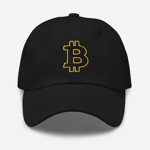 Bitcoin Symbol Hat - Available in 10 Unique Colors