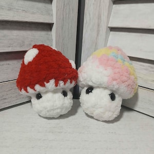 Handmade Crochet Mushroom Fidget Toy – Fun and Functional Sensory Fidget Plush