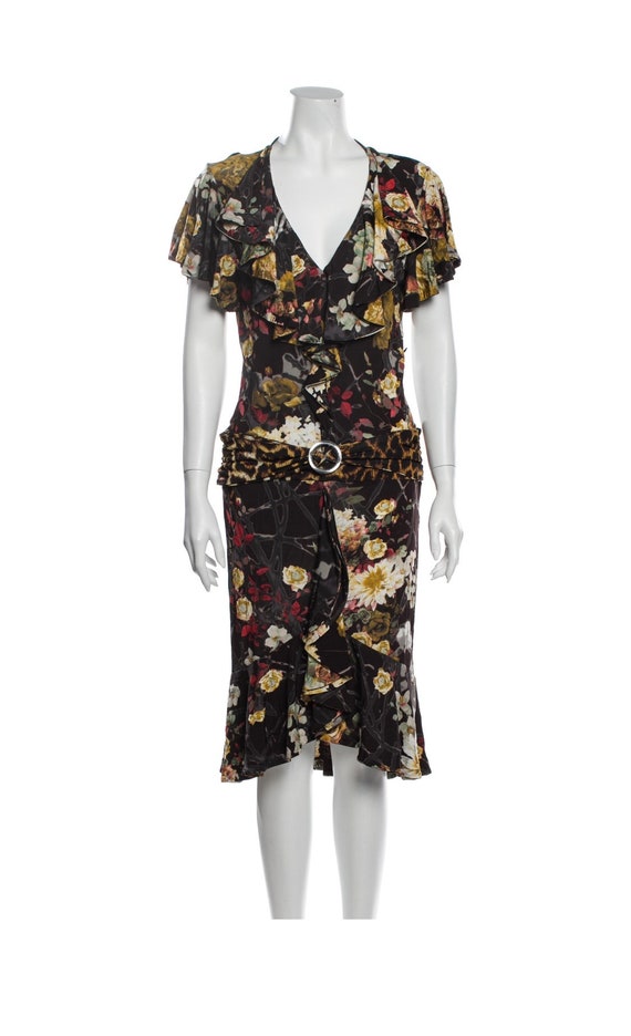 Just Cavalli Vintage Midi Length Dress