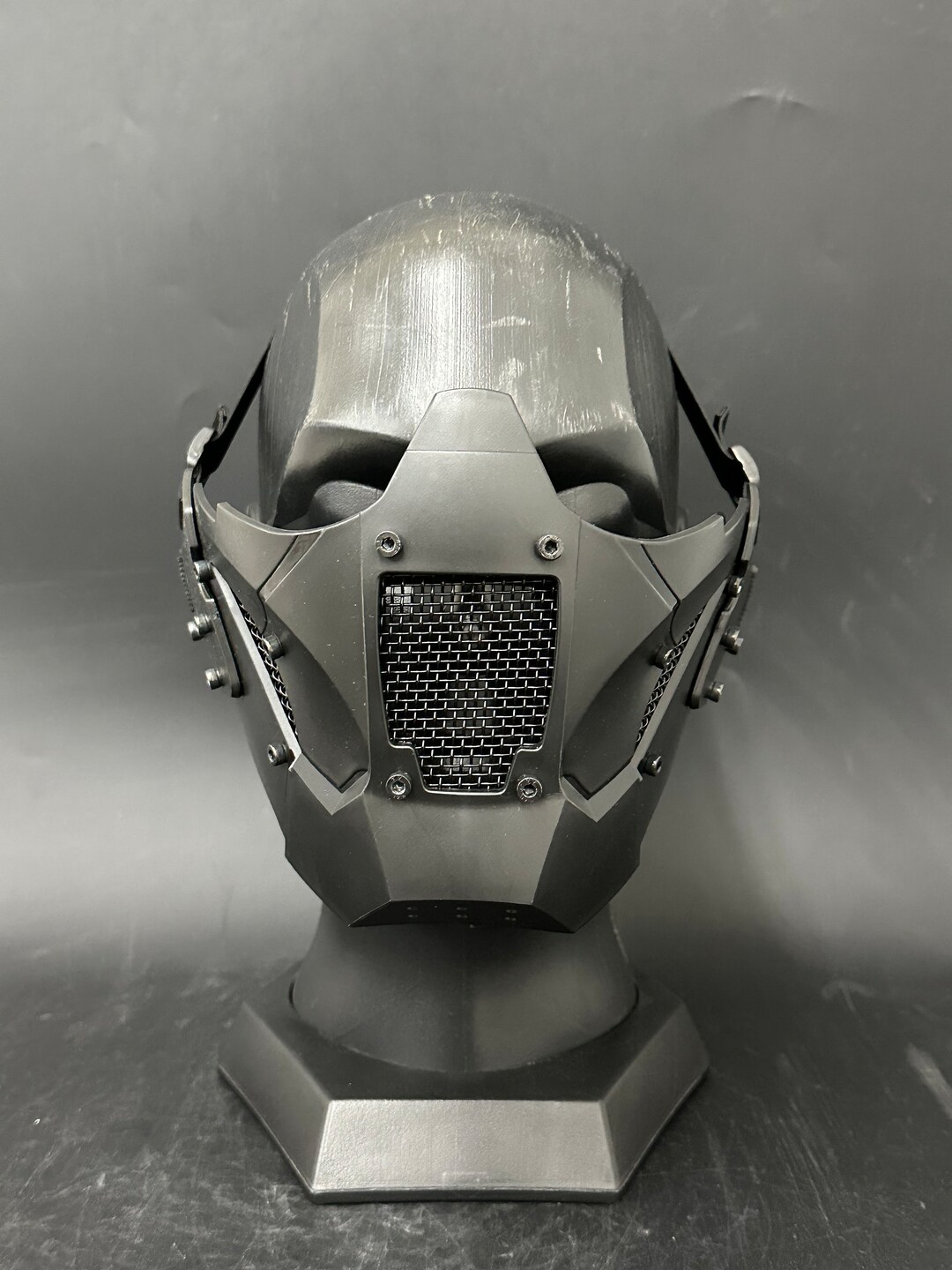 Samurai Helmetcyberpunk Maskfuturistic Maskcyberpunk Helmet Etsy