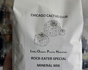 Pronto para usar! (2,7 kg) Mistura de solo para bonsai de cactos 10 em 1, com minerais e conchas marinhas trituradas.