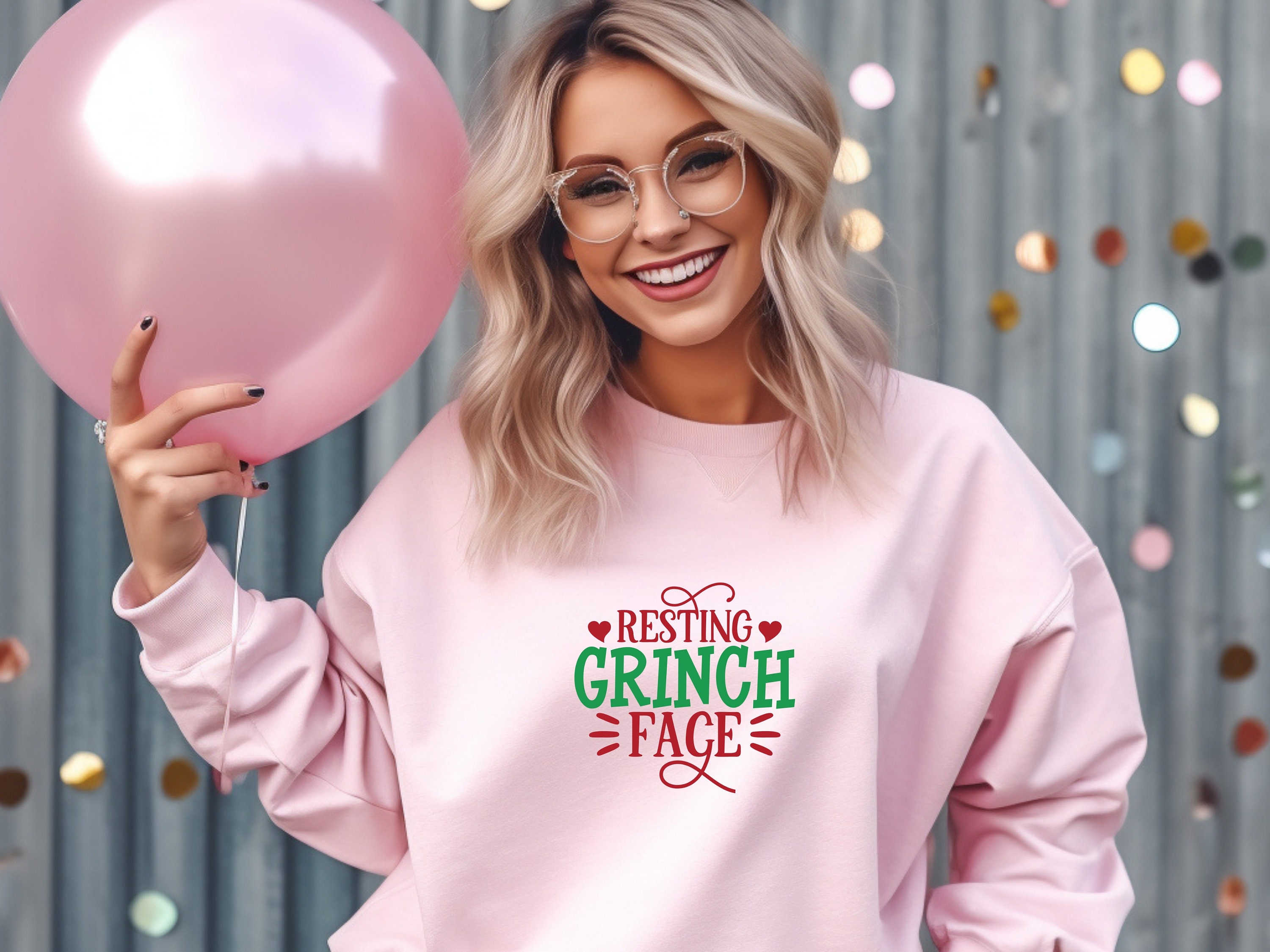 Resting Grinch Face SVG, Grinch Svg, Christmas Svg, Christmas 2024 Svg