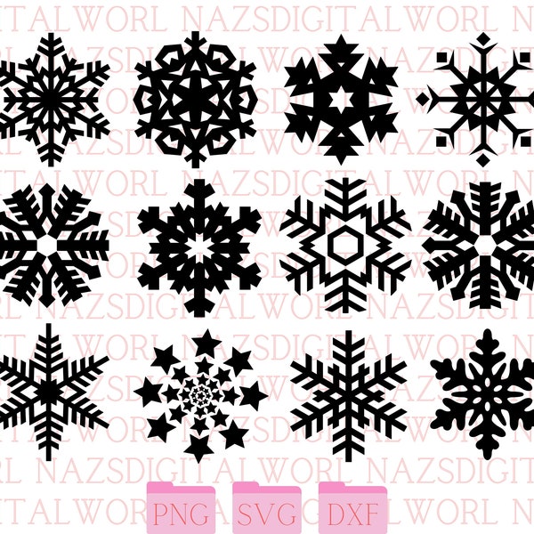 Snowflakes svg, Christmas Ornaments, Snow flake svg, cut file,clipart, snowman Cricut svg, Santa, bundle, winter svg, Christmas, Silhouette