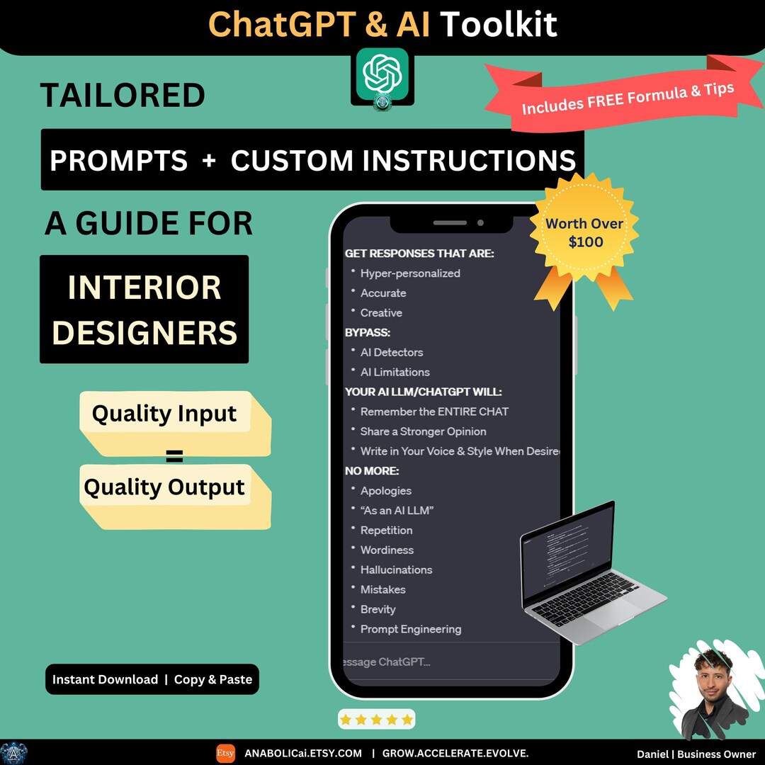 AI & Chatgpt Toolkit for Interior Designers: Personalized Guide for How ...