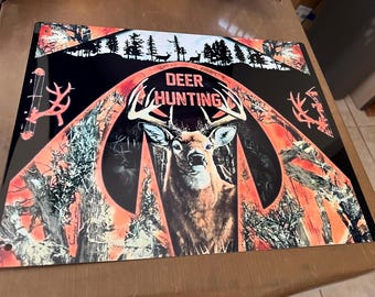 Enseigne en métal 11 x 14 po. Chasse au chevreuil