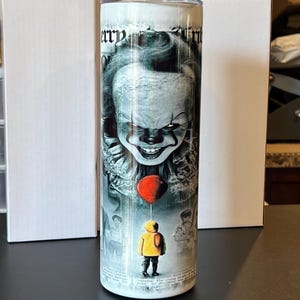 Penny Wise Halloween 20 oz tumbler