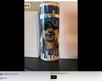 Vaso térmico Kid Rock American Badass de 20 oz o 30 oz