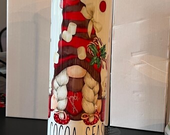 Vaso de 20 oz con sabor a temporada de chocolate caliente