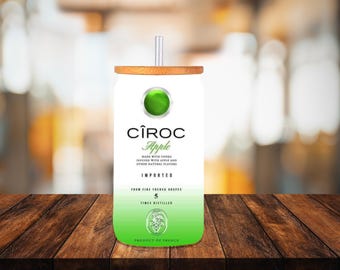 Ciroc Apple hecho con vodka lata de vidrio de 18 oz.